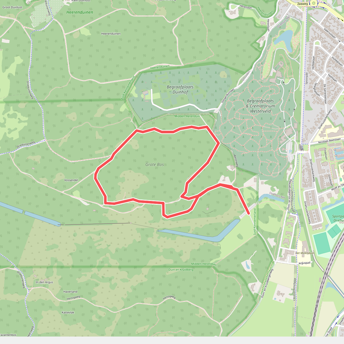 Wandelroute Vogels luisteren in Midden-Herenduin