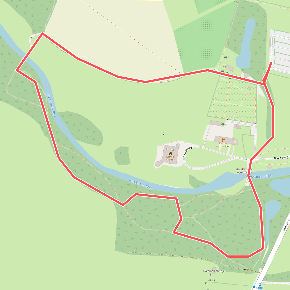 Kasteelroute Hackfort, bij Vorden