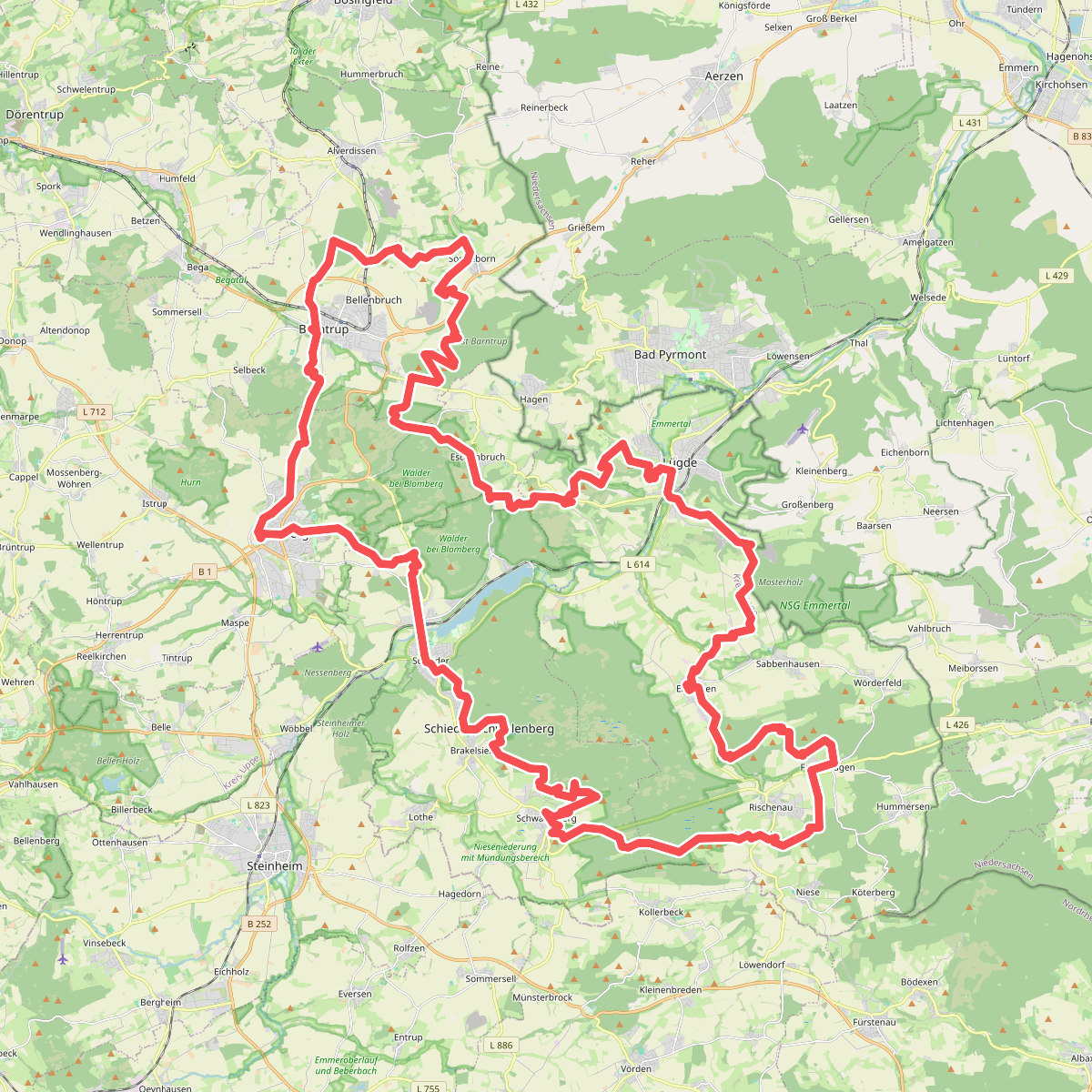 Pilgern in Lippe (Ostschleife)