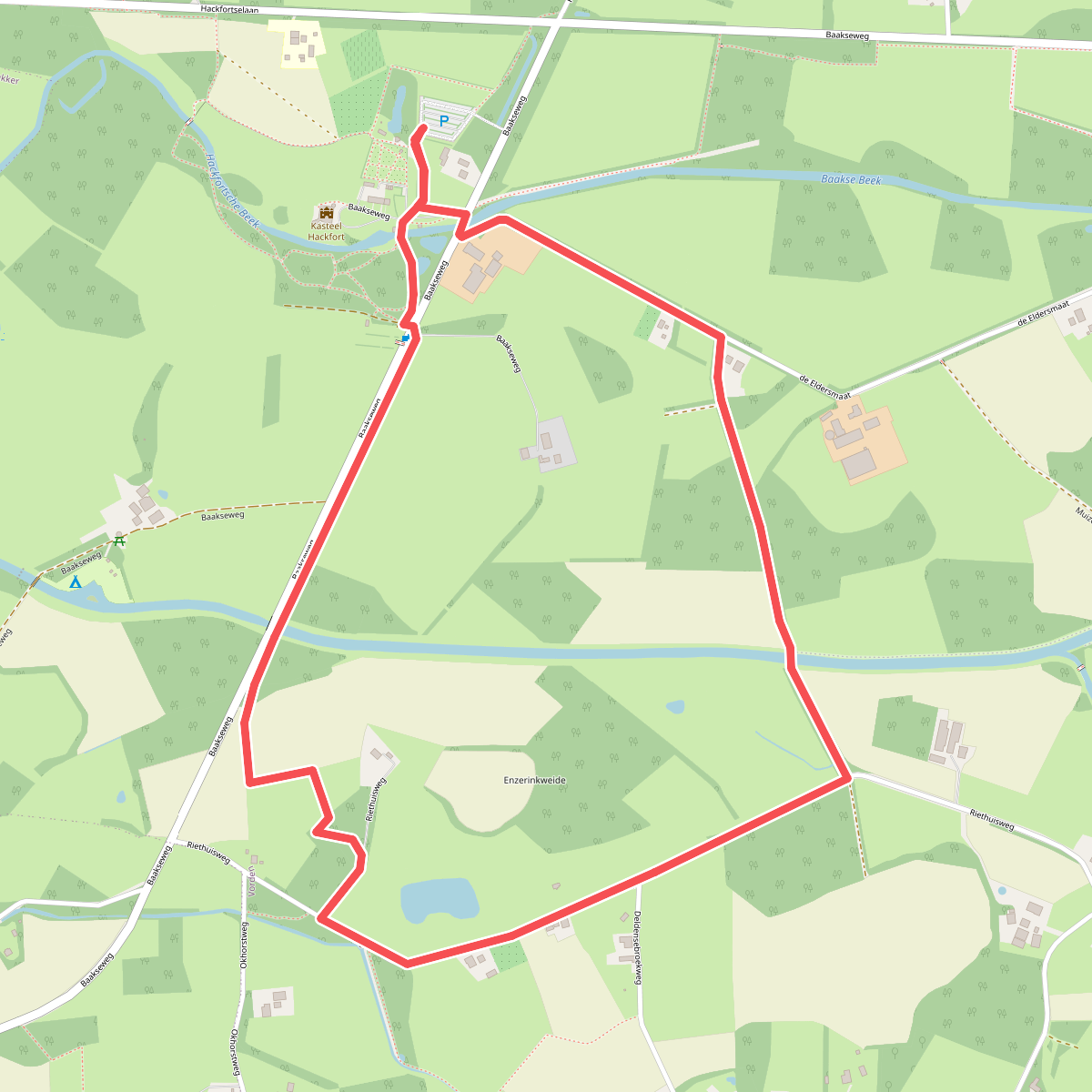 Landschapsroute Hackfort, bij Vorden