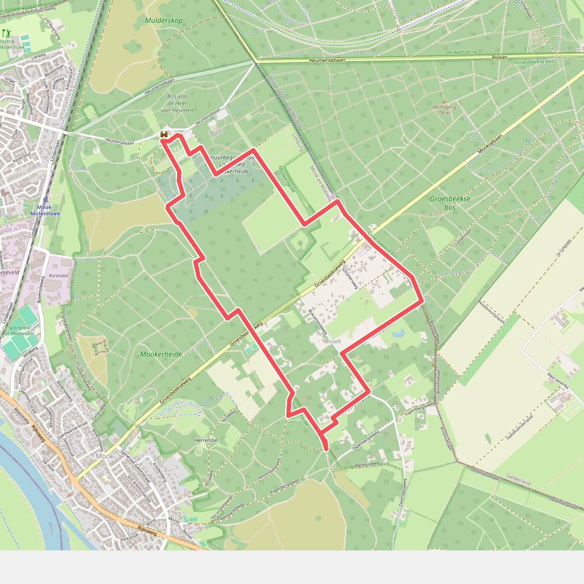 Wandelroute de Bisselt