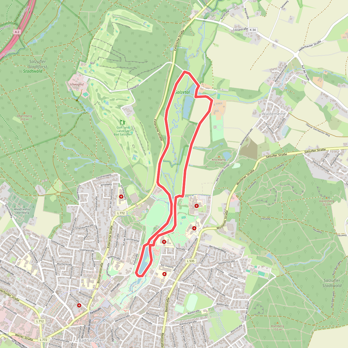 Bad Salzuflen Wanderweg Salzetal