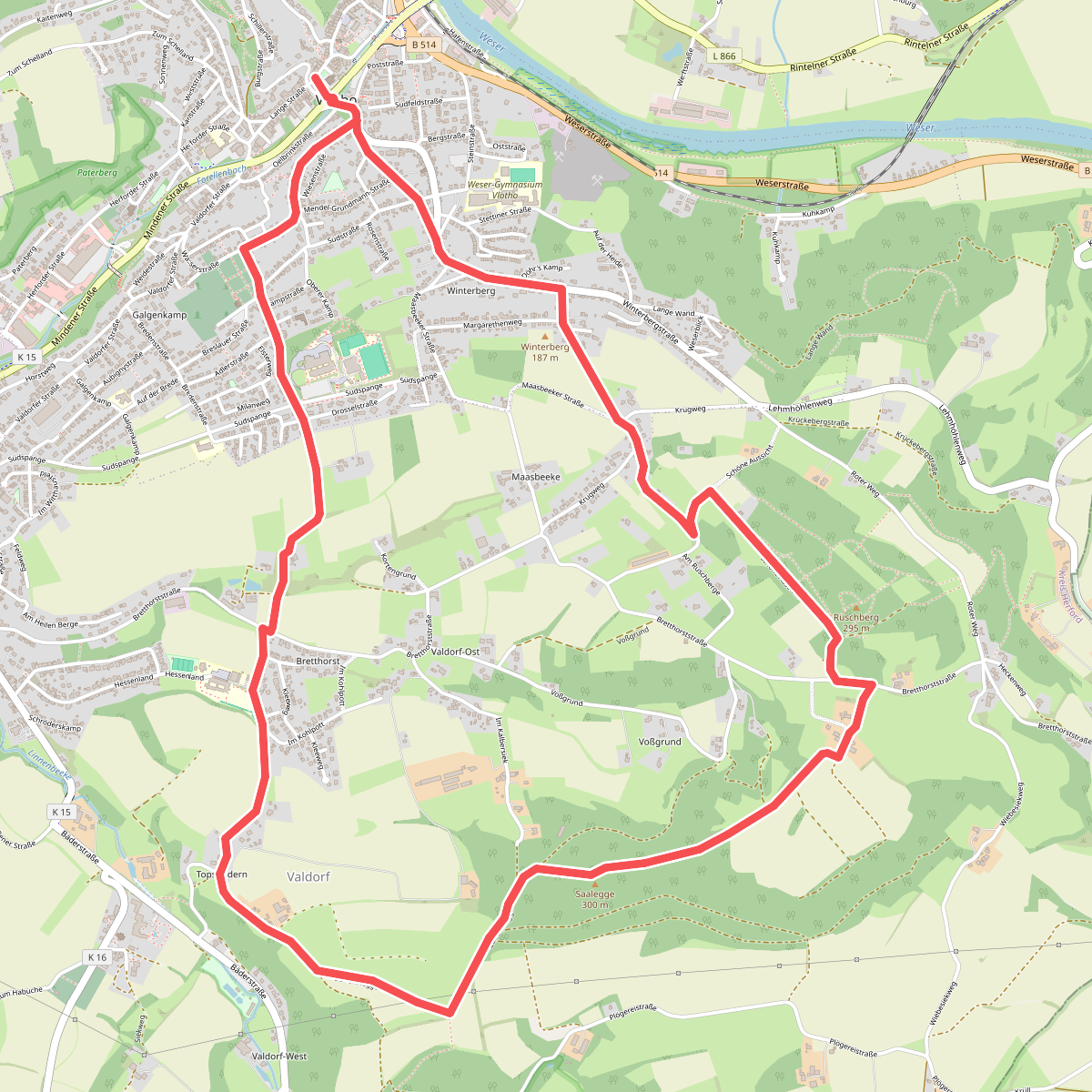 Rundwanderweg 2 Vlotho