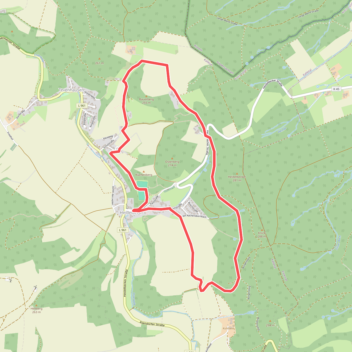 A1 Rund um Kalletal Heidelbeck