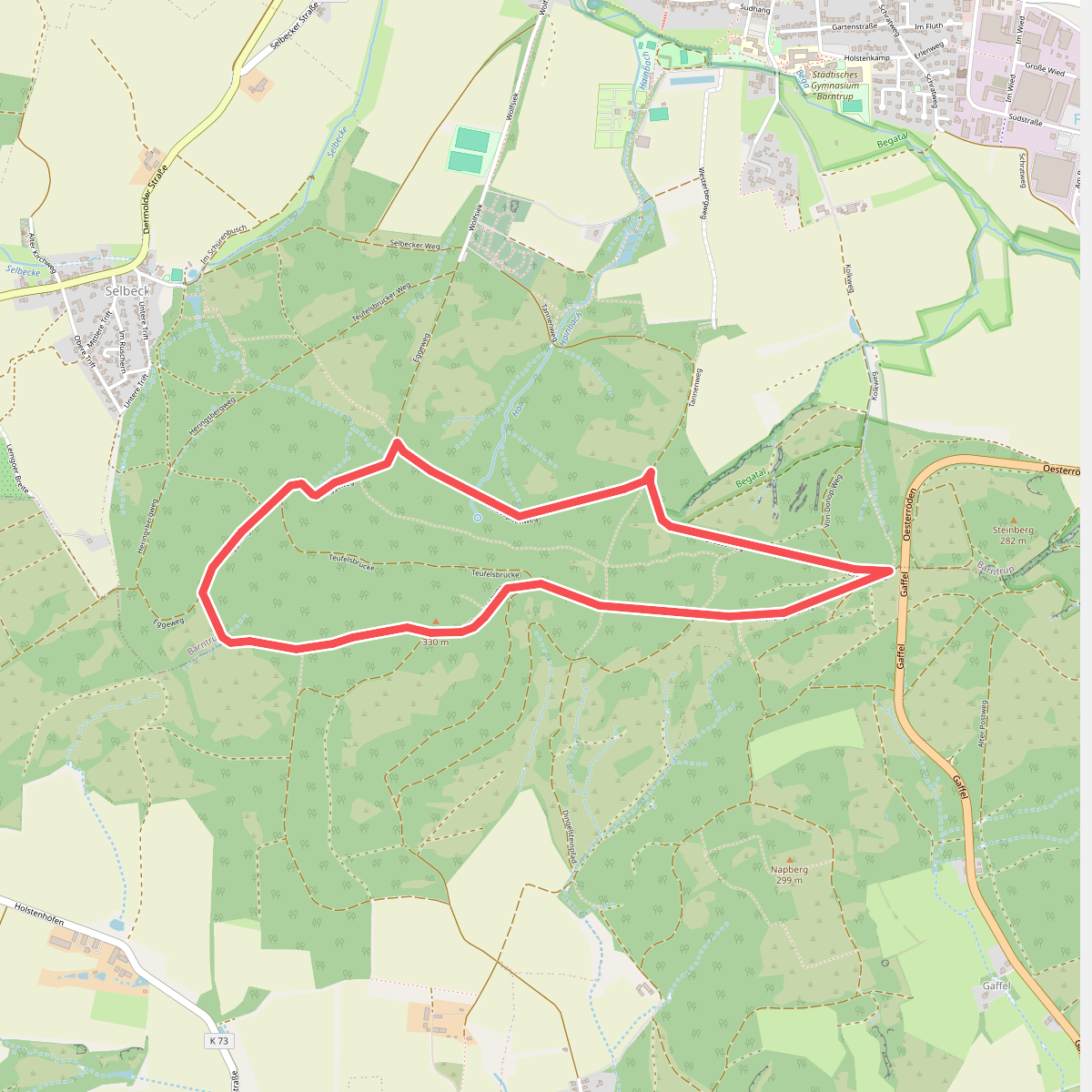 Rundwanderweg A3 Gaffel