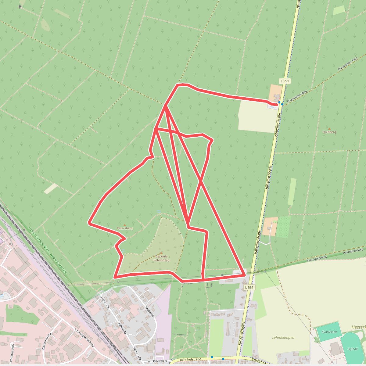 Die Haard - Haidberg (kleine Runde)