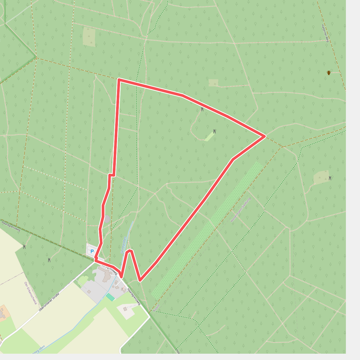 Haardgrenzweg Rundweg A7