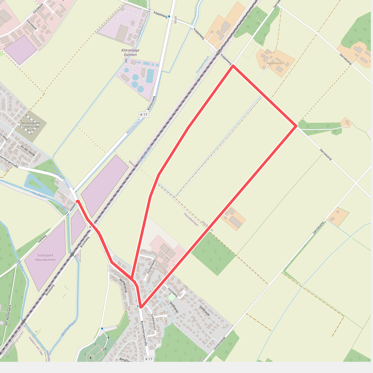 Große Teichsmühle Rundweg A3