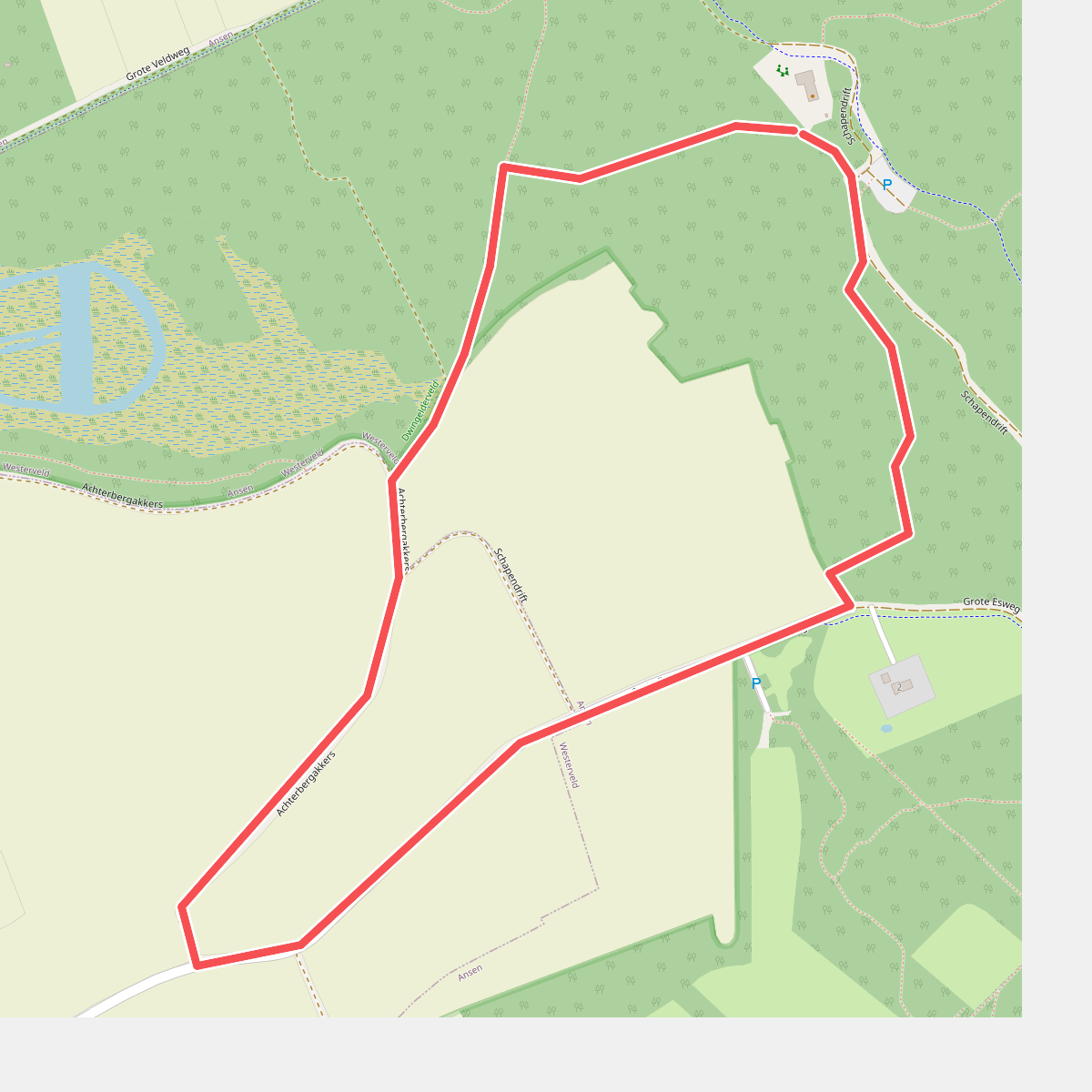 Anserdennen route Dwingelderveld