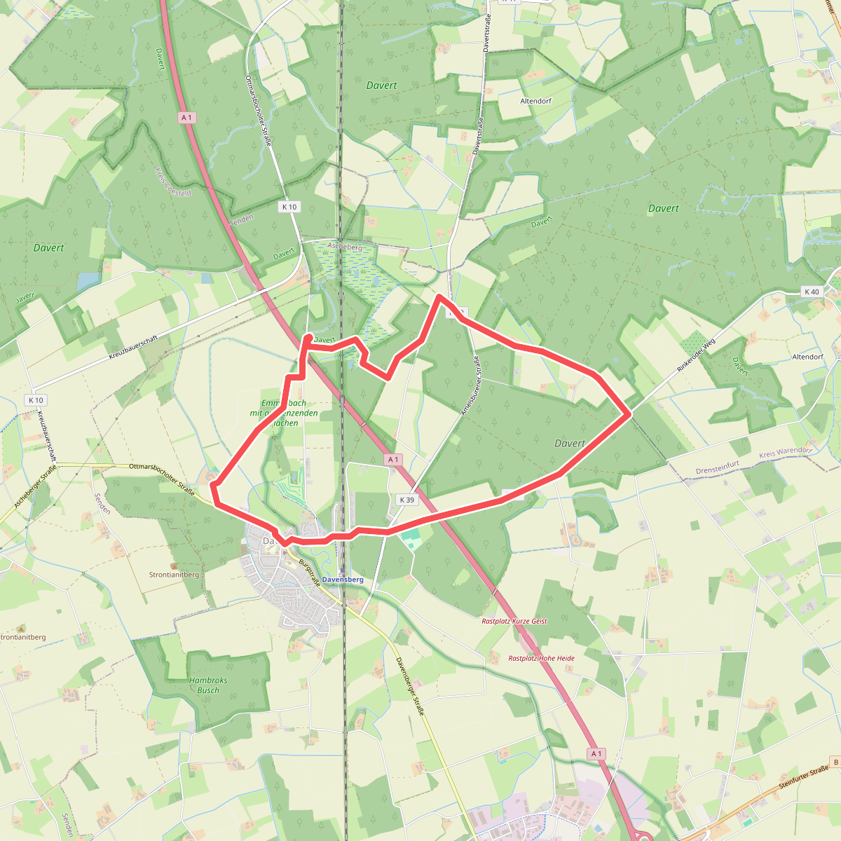 Davensberg Rundweg W2