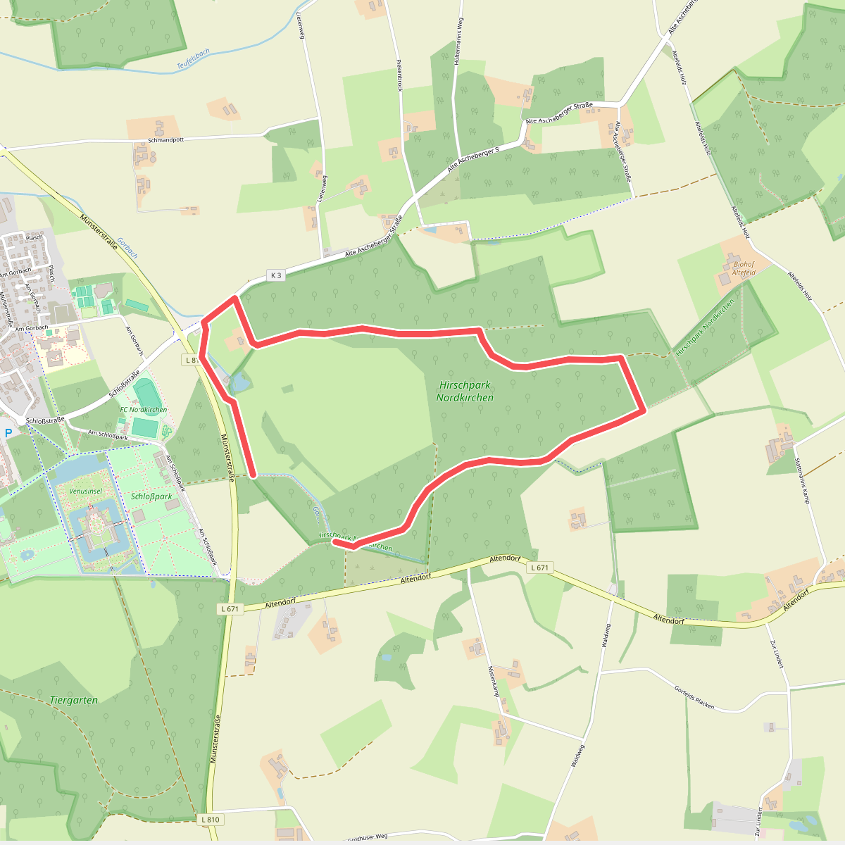 Eichenblatt-Rundweg