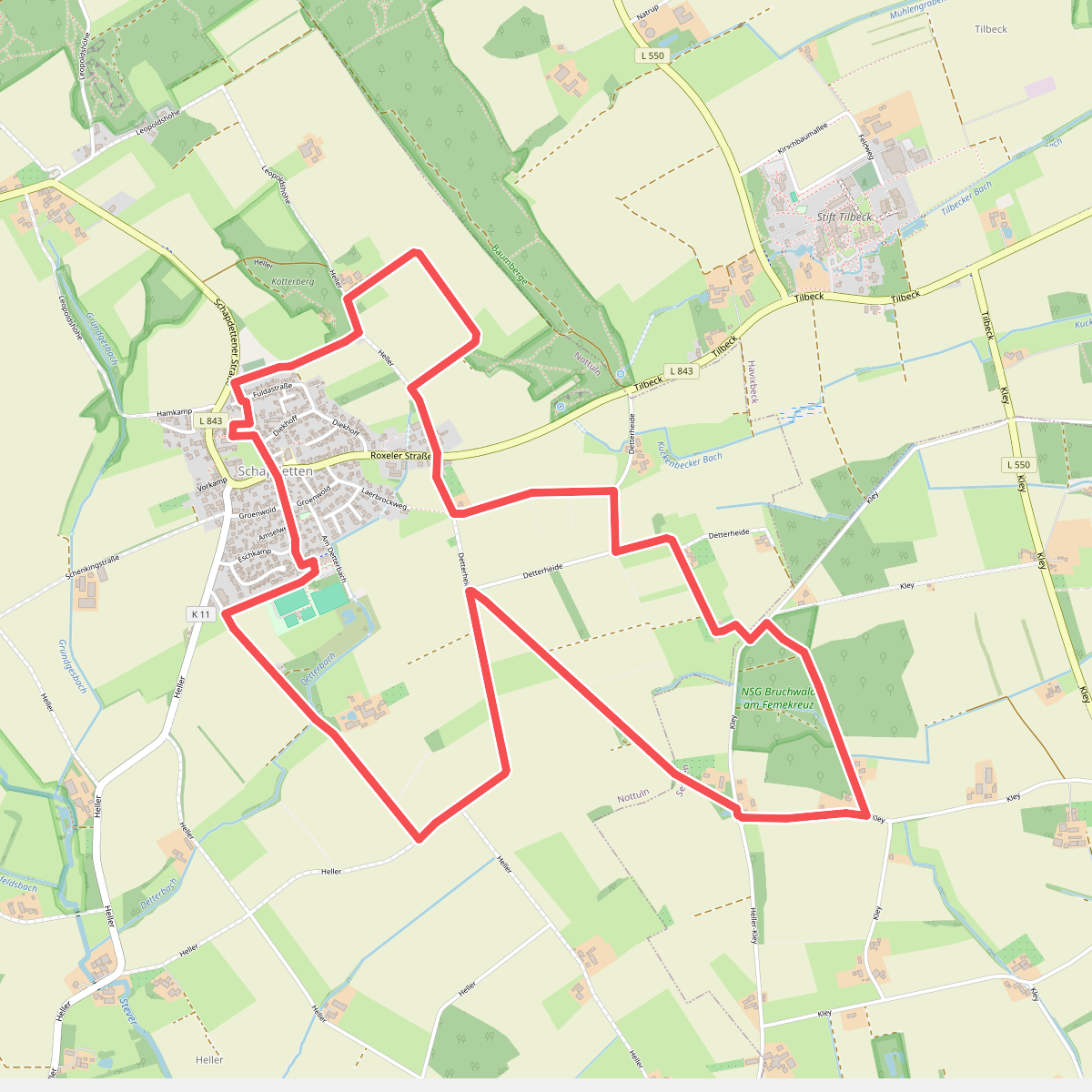 Schapdetten Rundweg S2