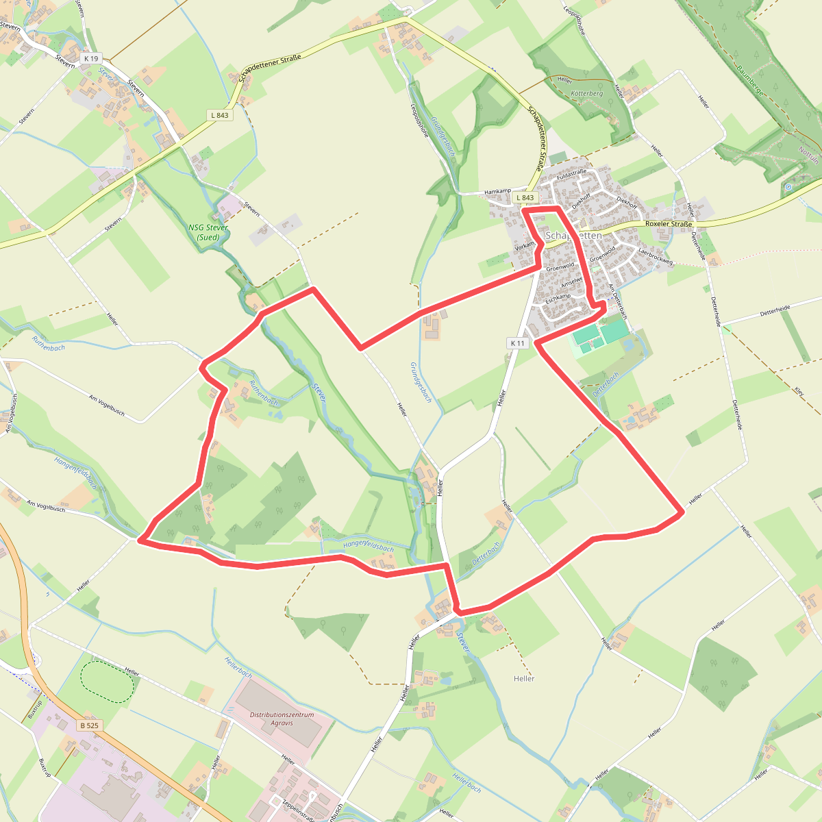 Schapdetten Rundweg S3