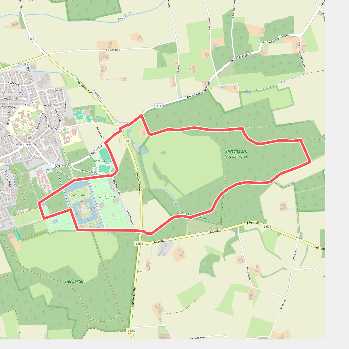 Schloßpark Rundweg A5