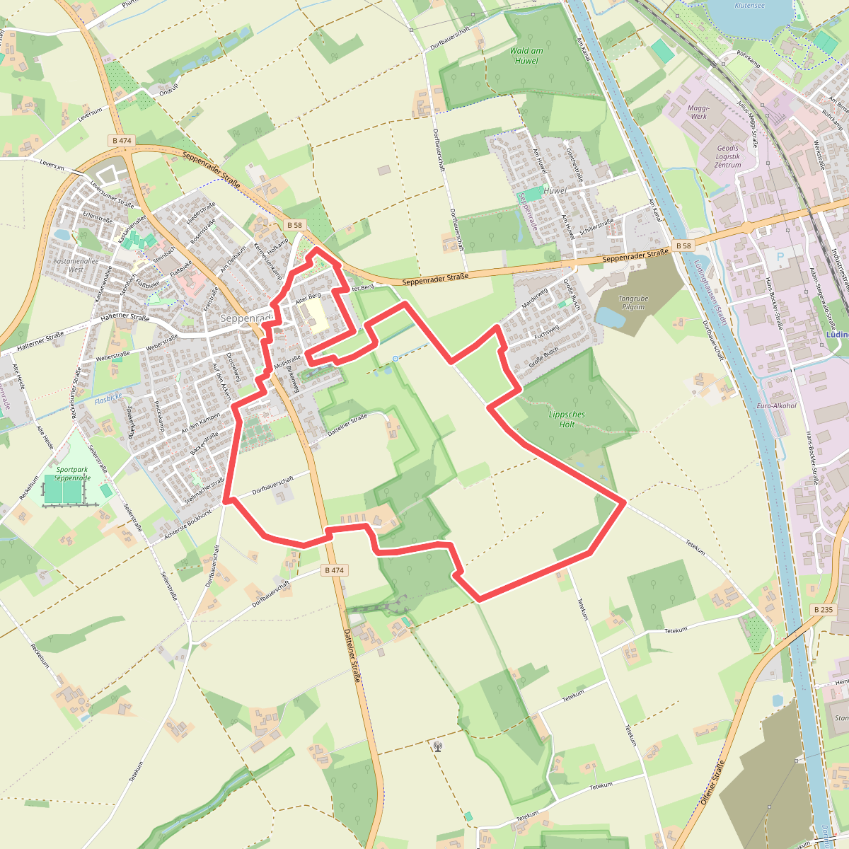Wanderweg A2 "Lippsches Holt"