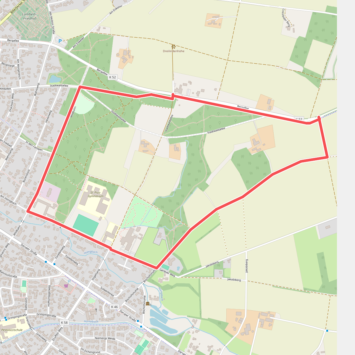 Coesfelder Berg Rundweg A1