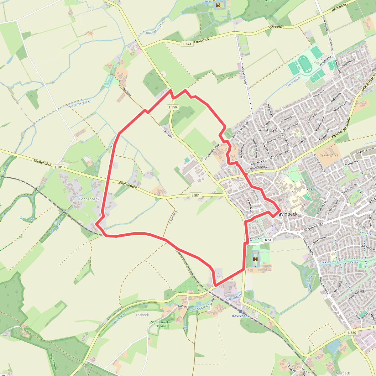 Havixbeck Rundweg H1