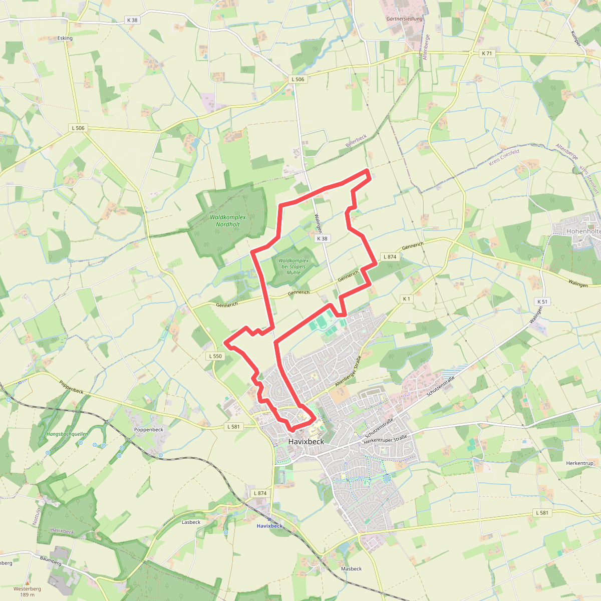 Havixbeck Rundweg H3
