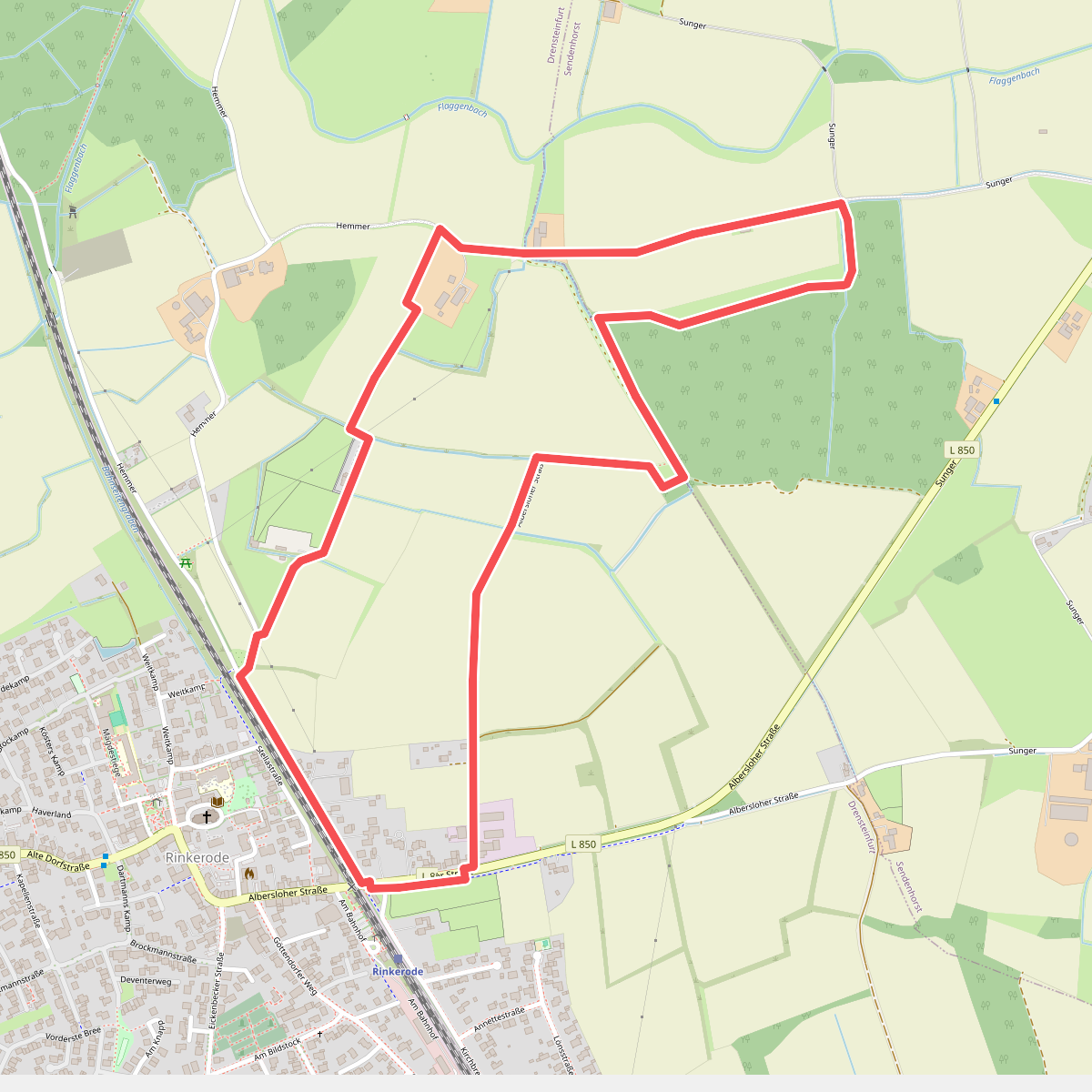 Rundwanderweg durch den Hagedorn