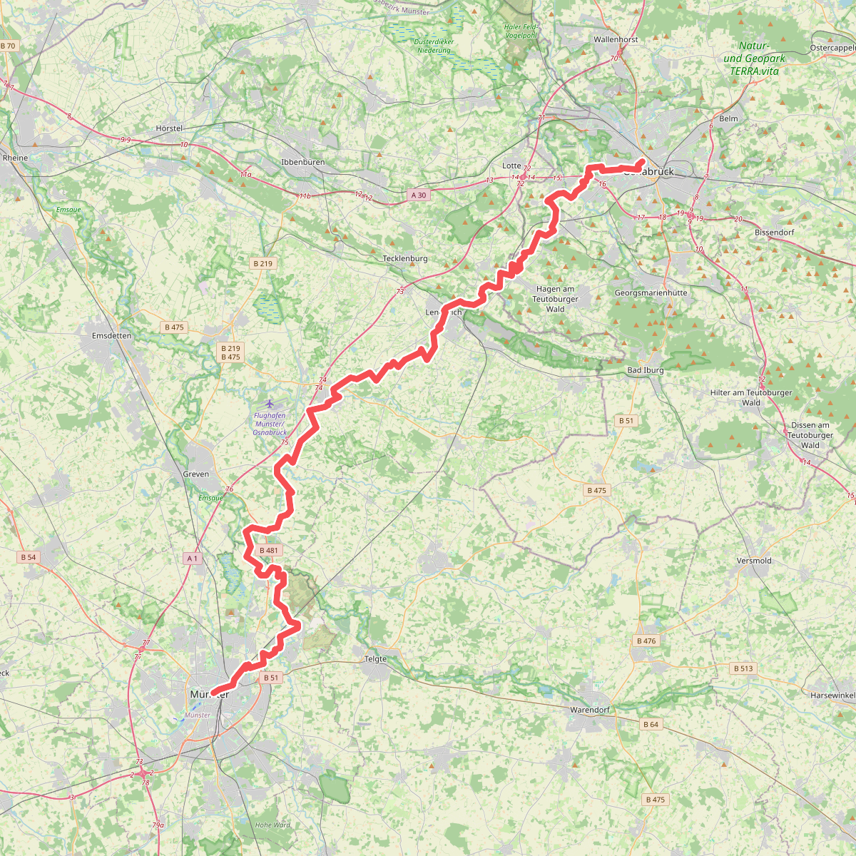 X1648 Westfälischer Friede Weg