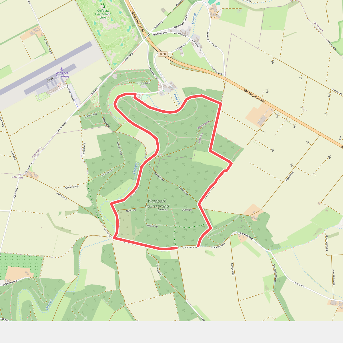 Haxtergrund Rundweg Rot