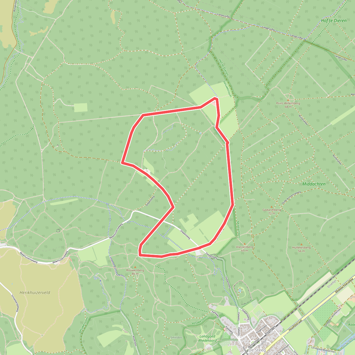 Hardlooproute Lappendeken Carolinahoeve