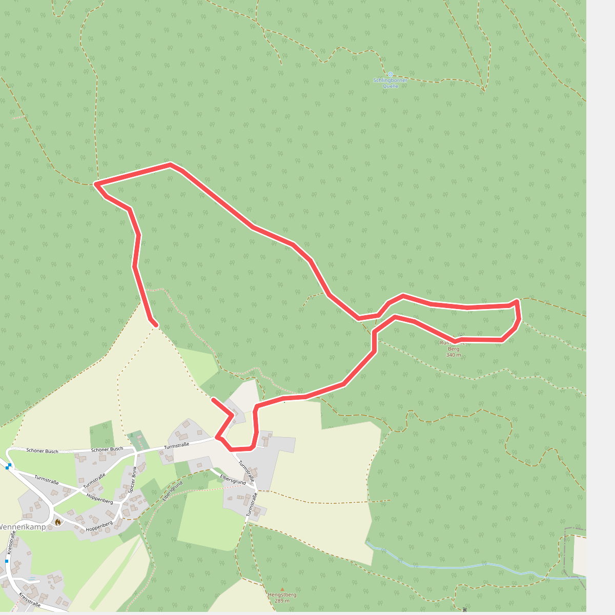 RI14 Rumbecker Berg Route