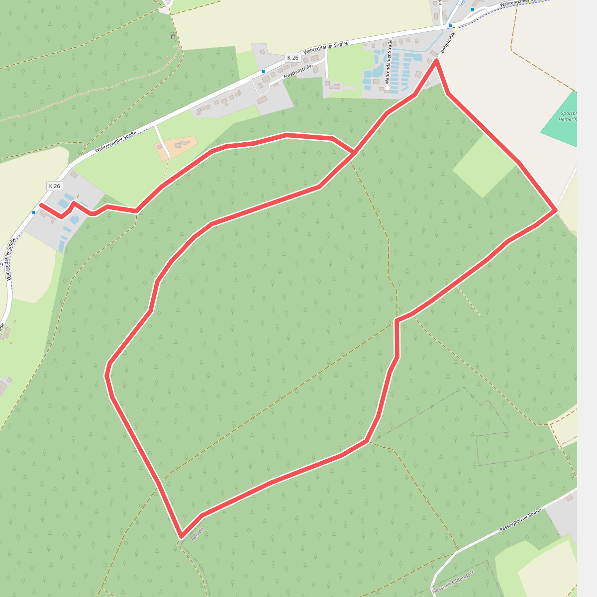 HO14 - Hemeringer Berg Route
