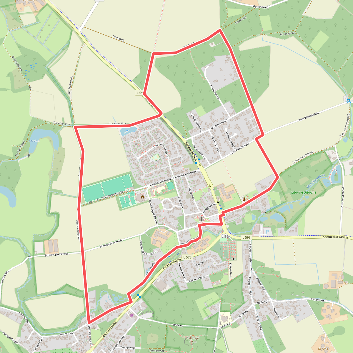 Wanderweg Elte 2
