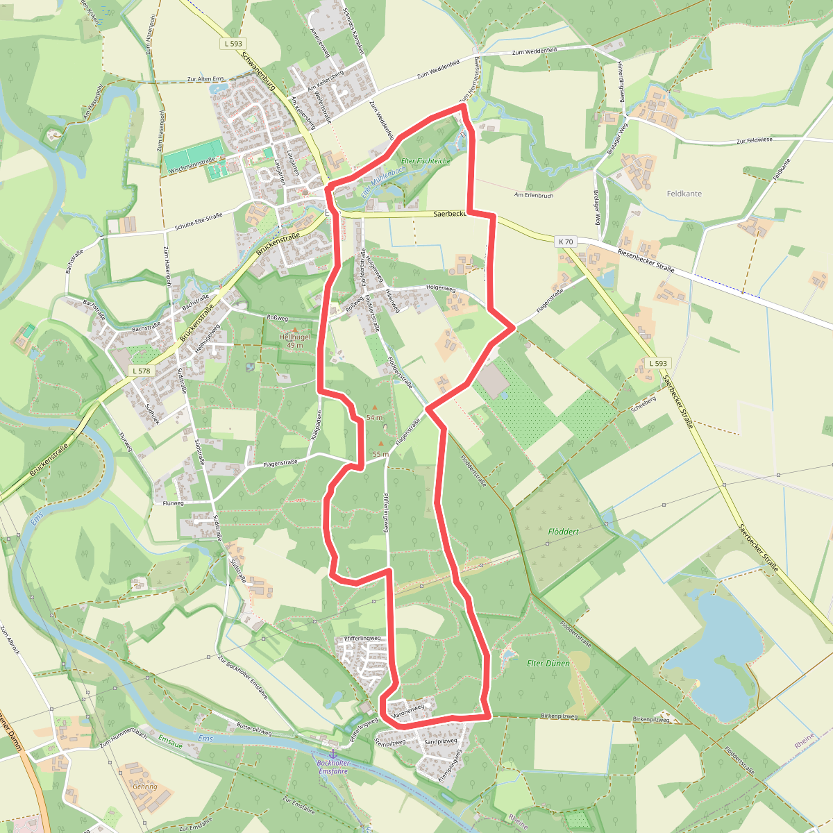 Wanderweg Elte 4