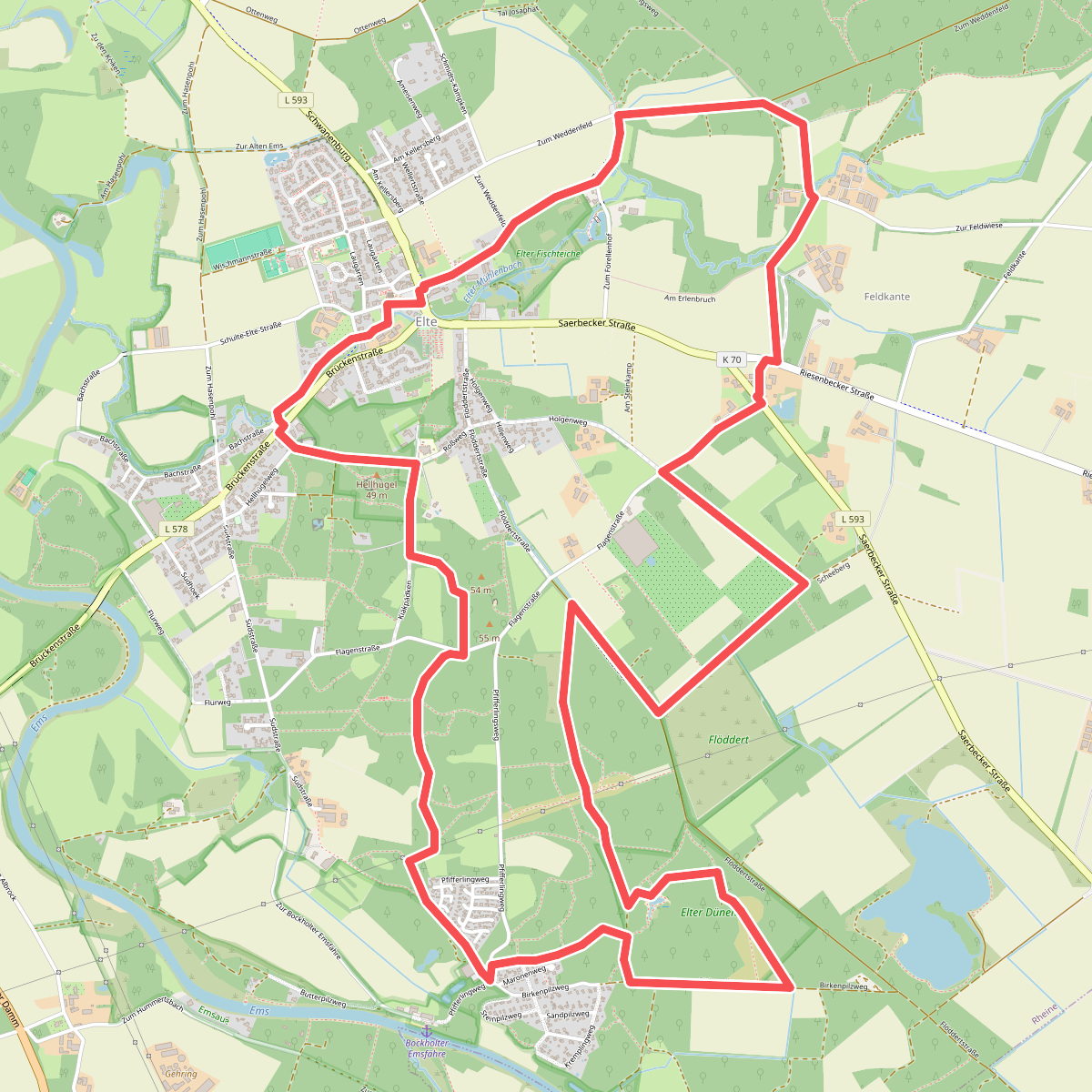 Wanderweg Elte 5