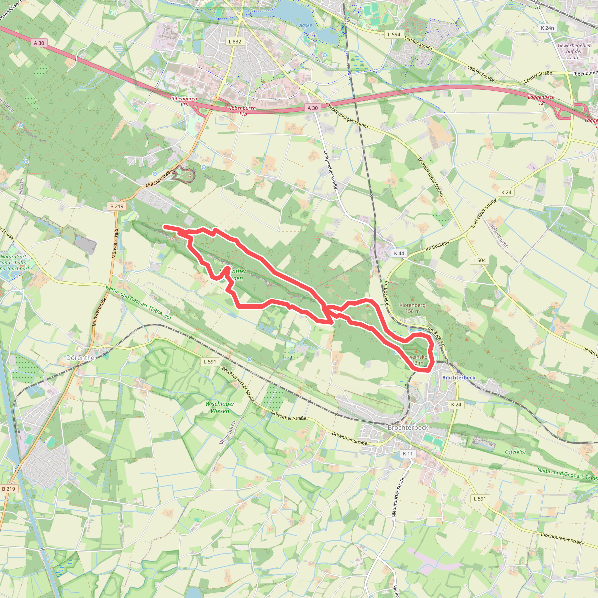Teutoschleife Dörenther Klippen