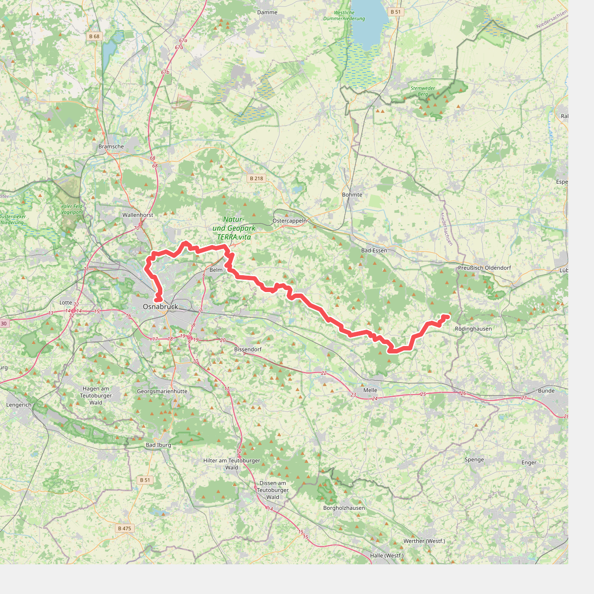 Südlicher Tourenweg (Südvariante Wittekindsweg)