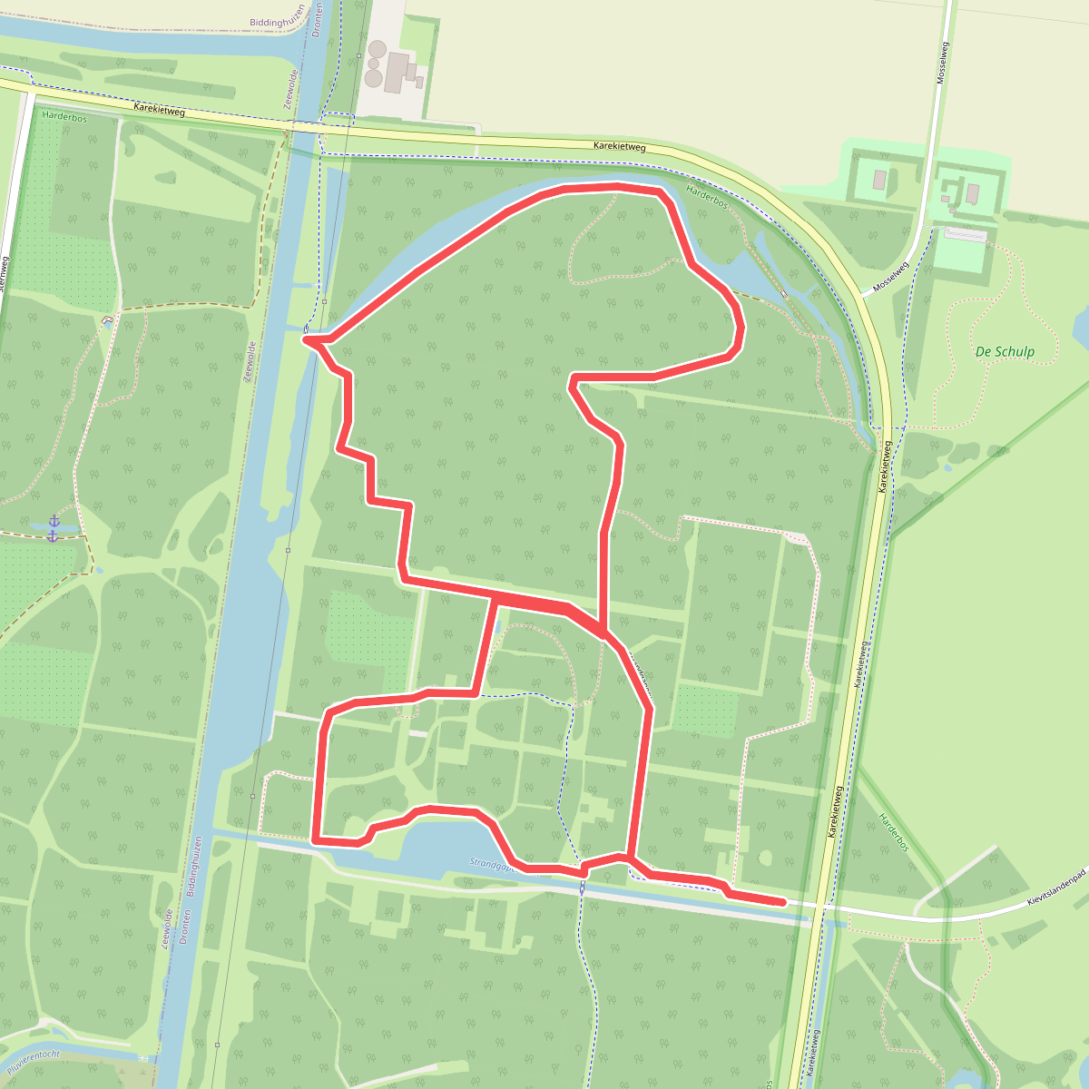 Korte Beverroute Harderbos