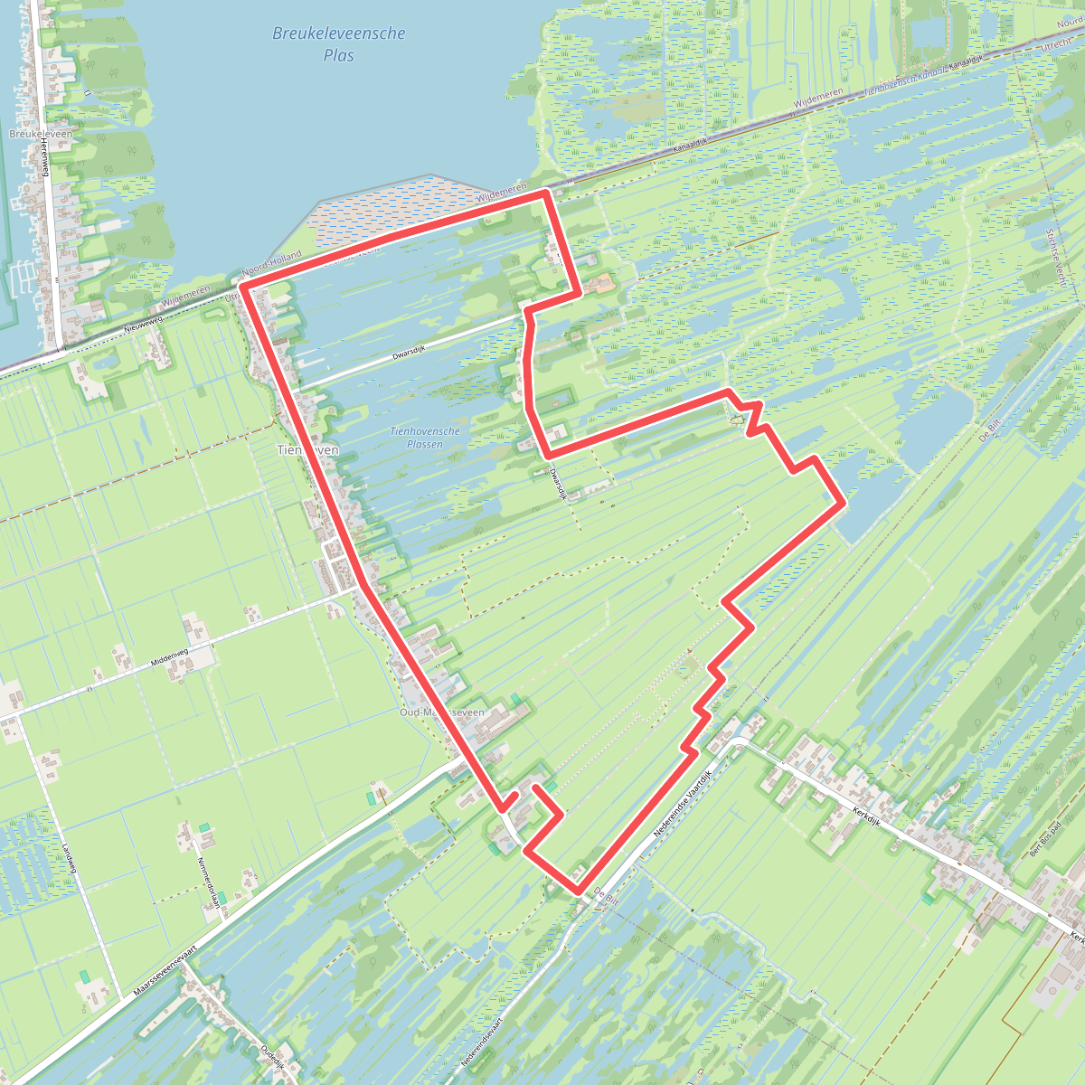 Hardlooproute Vredevoetpad
