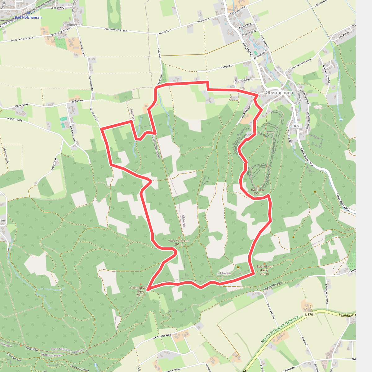 A3 Preußisch Oldendorf-Holzhauser Berg