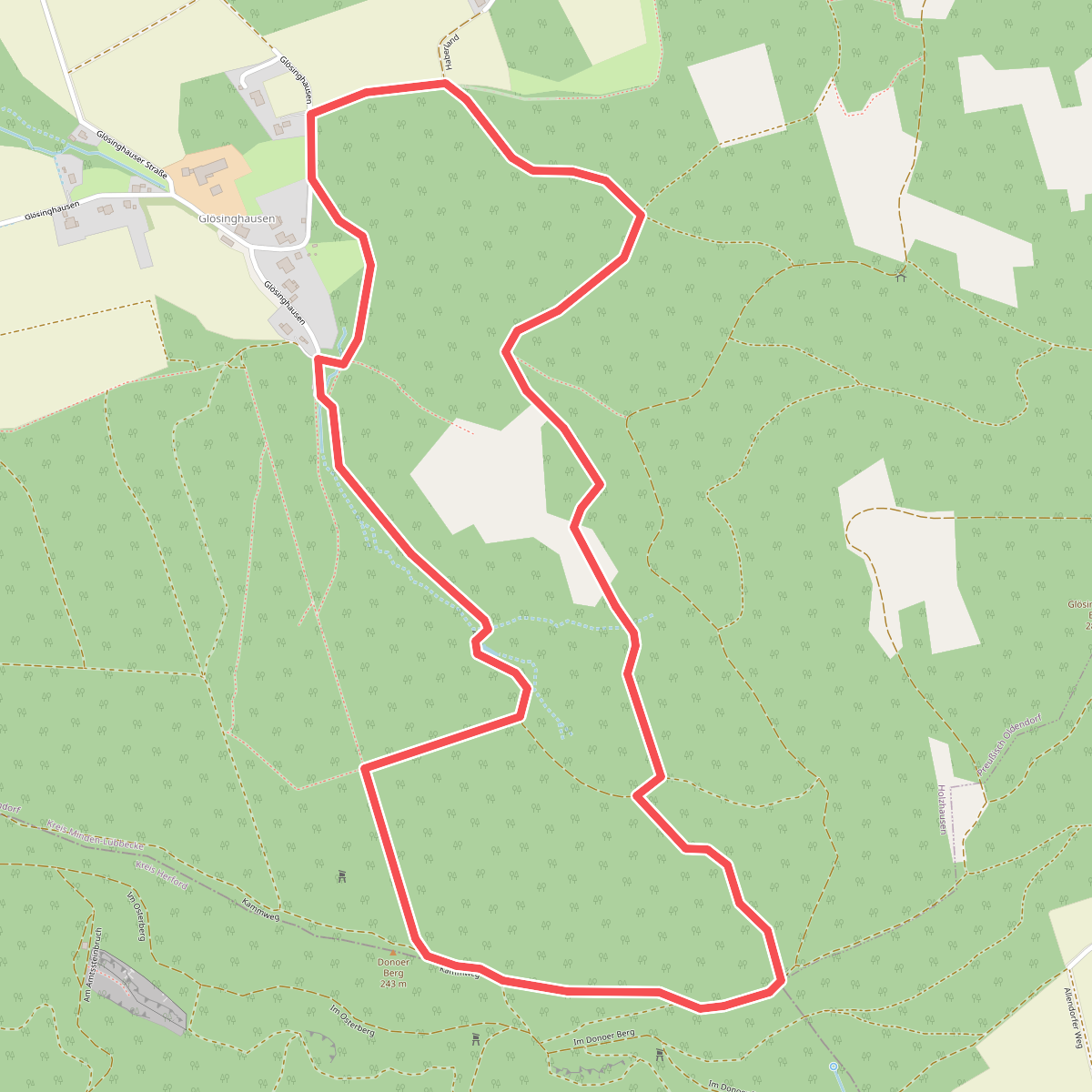 A4 Preußisch Oldendorf-Holzhauser Berg