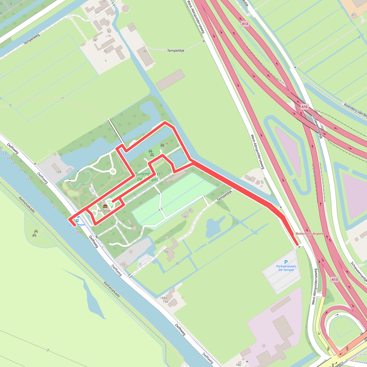 5D Wandelroute door de 18e eeuw over Buitenplaats De Tempel