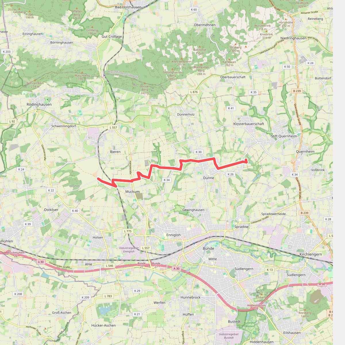 Wanderweg "O"