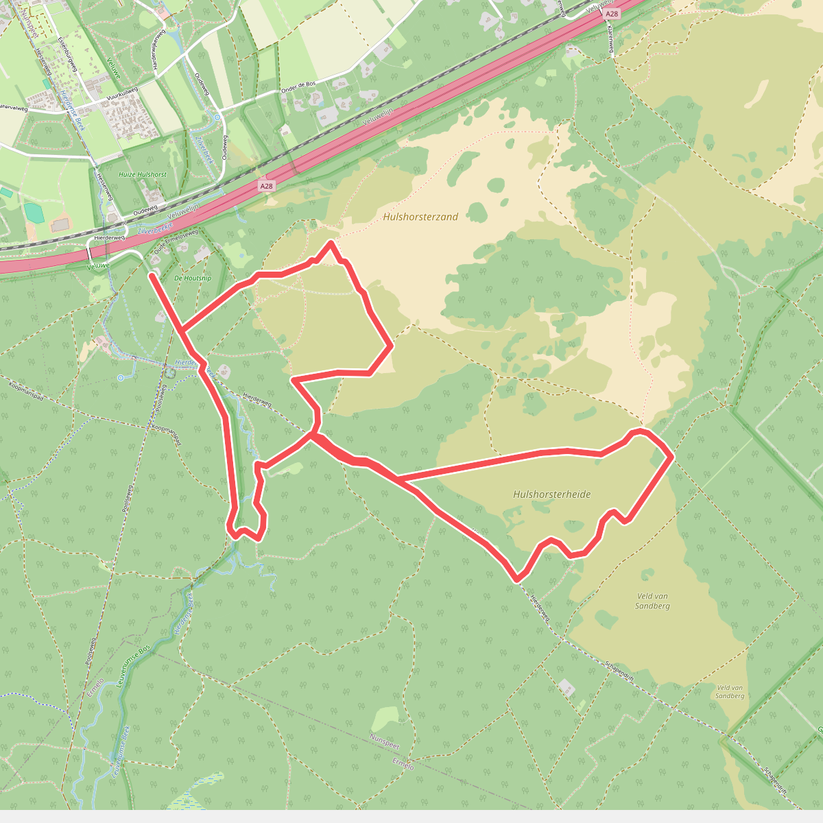 Wandelroute: Wisselende landschappen rond het Hulshorsterzand 