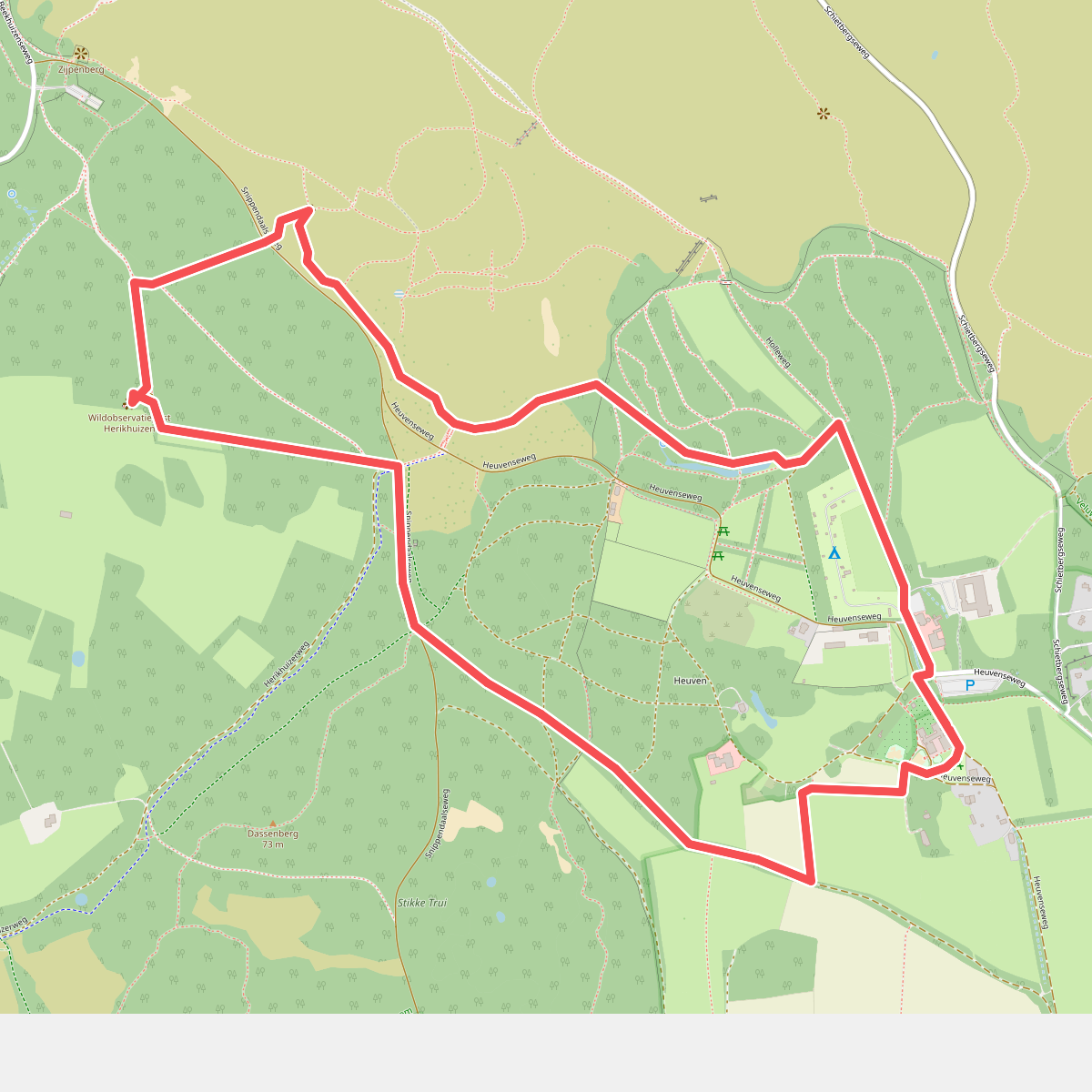 Wandelroute Herikhuizen Kraaijenberg Veluwezoom 