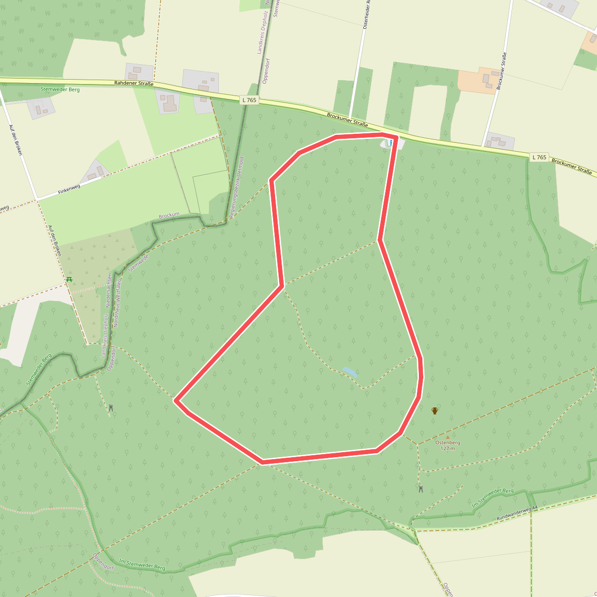 Blaue Route - Stemweder Berg