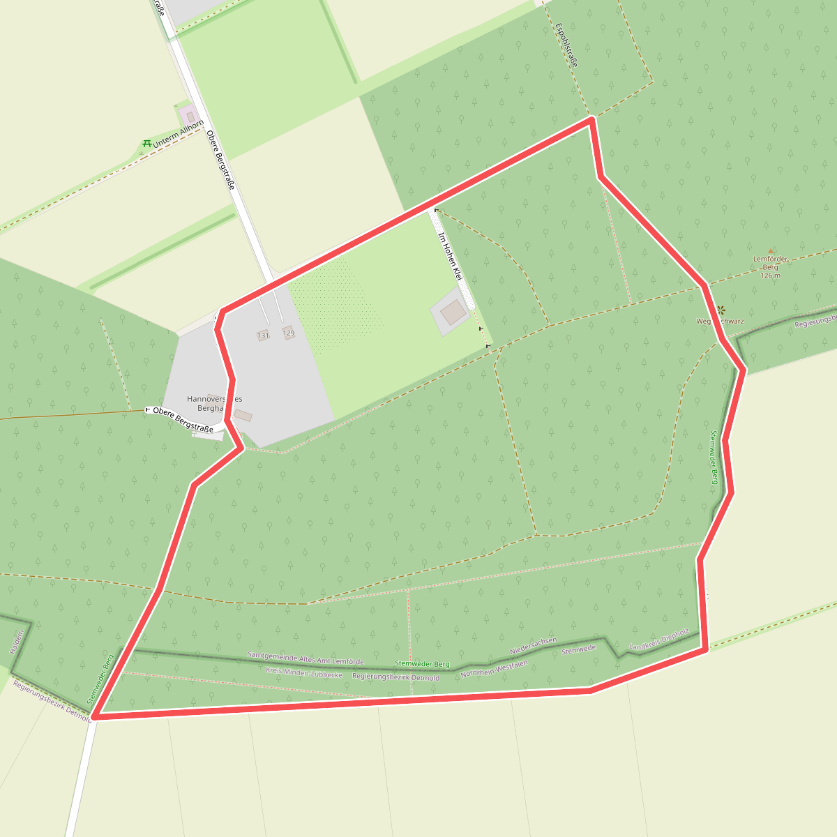 Schwarze Route - Stemweder Berg