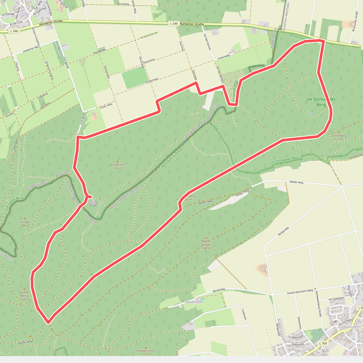 Wehdem Rundwanderweg A5