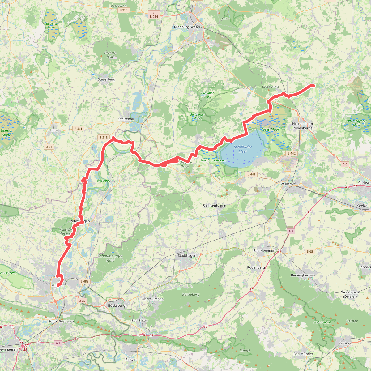 Jakobusweg Kloster Mariensee -Minden
