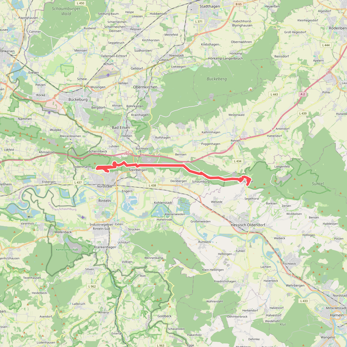 Pilgerweg Loccum - Volkenroda: Nebenstrecke Kloster Moellenbeck