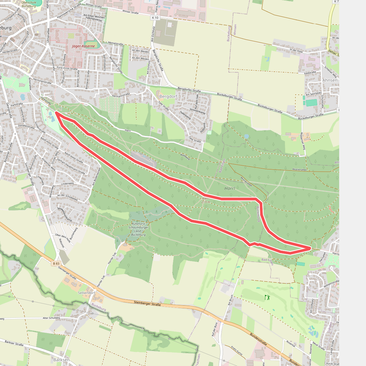 Rundwanderweg 1 im Harrl