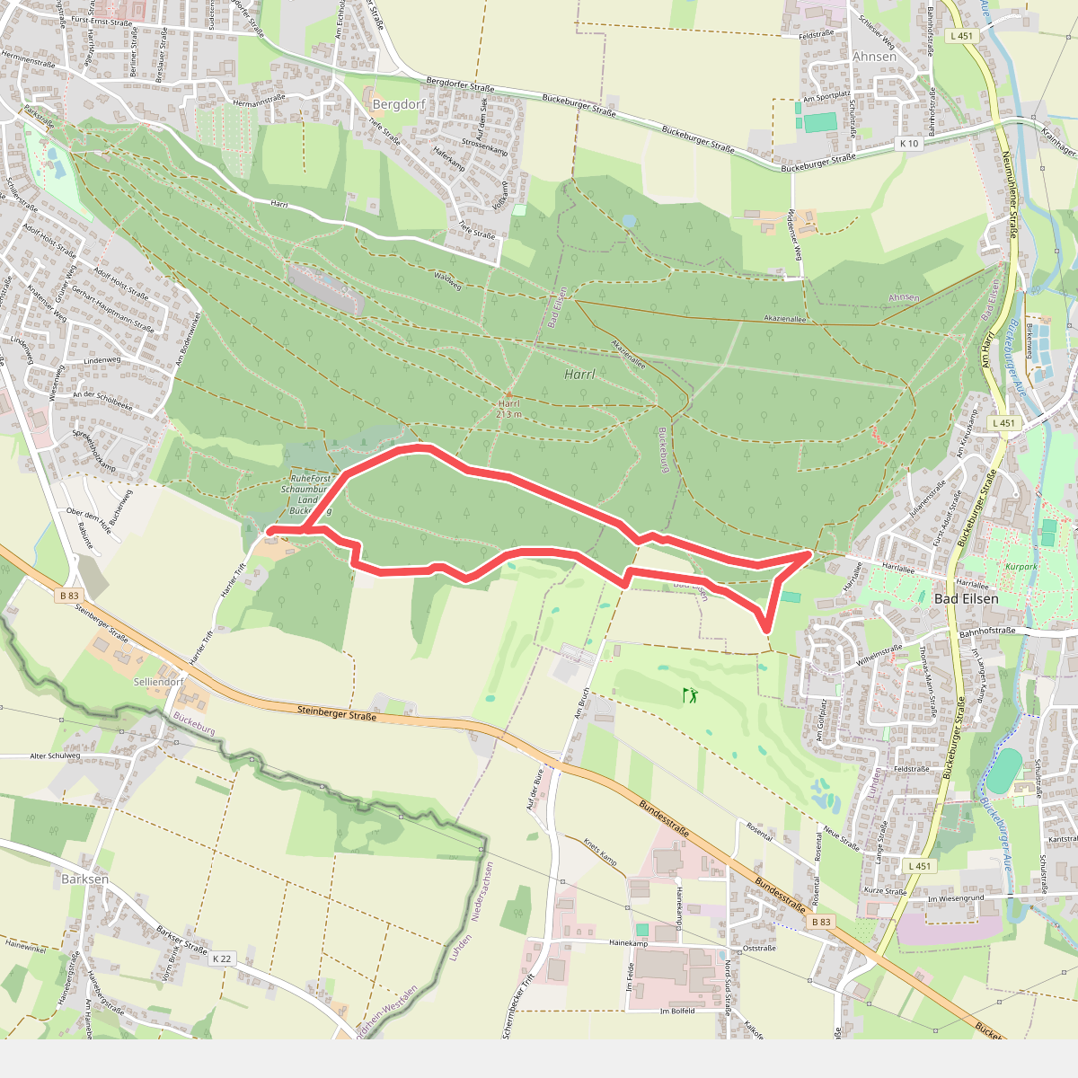 Rundwanderweg 5 im Harrl
