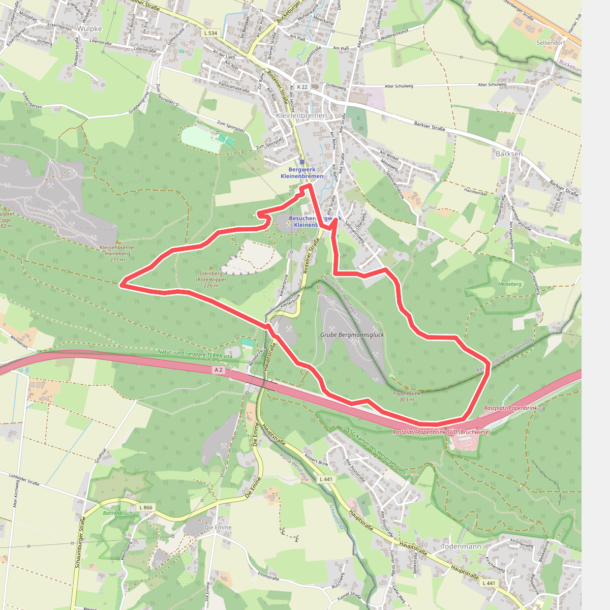 Südwanderweg A2-PWK
