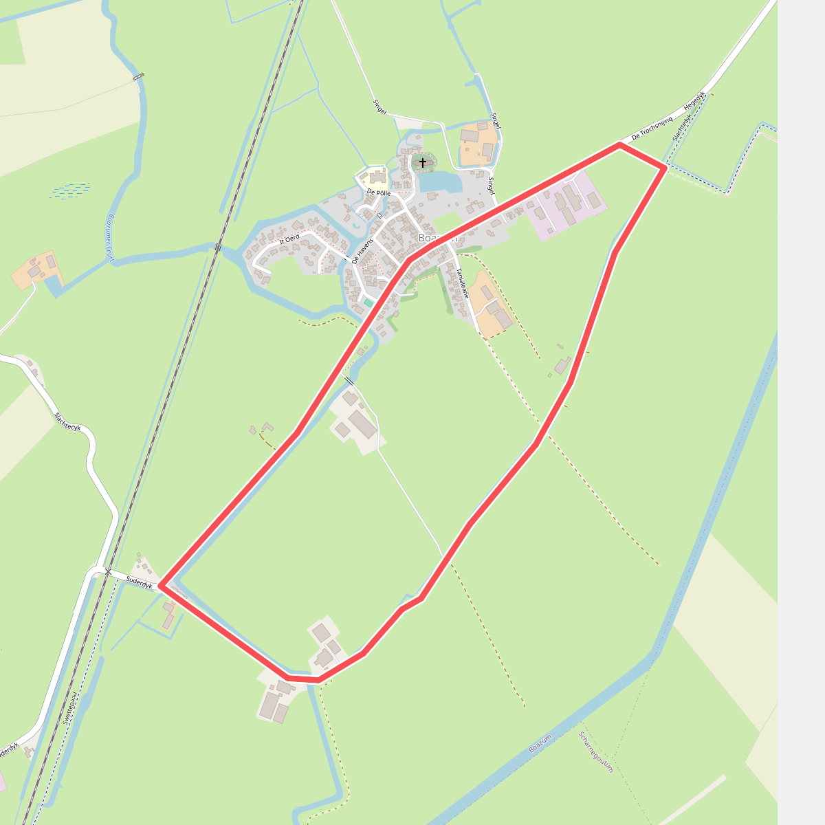 Kuiertocht Boazum